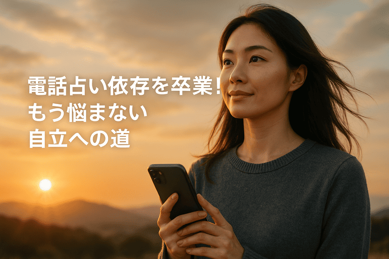 電話占い依存を卒業！もう悩まない自立への道